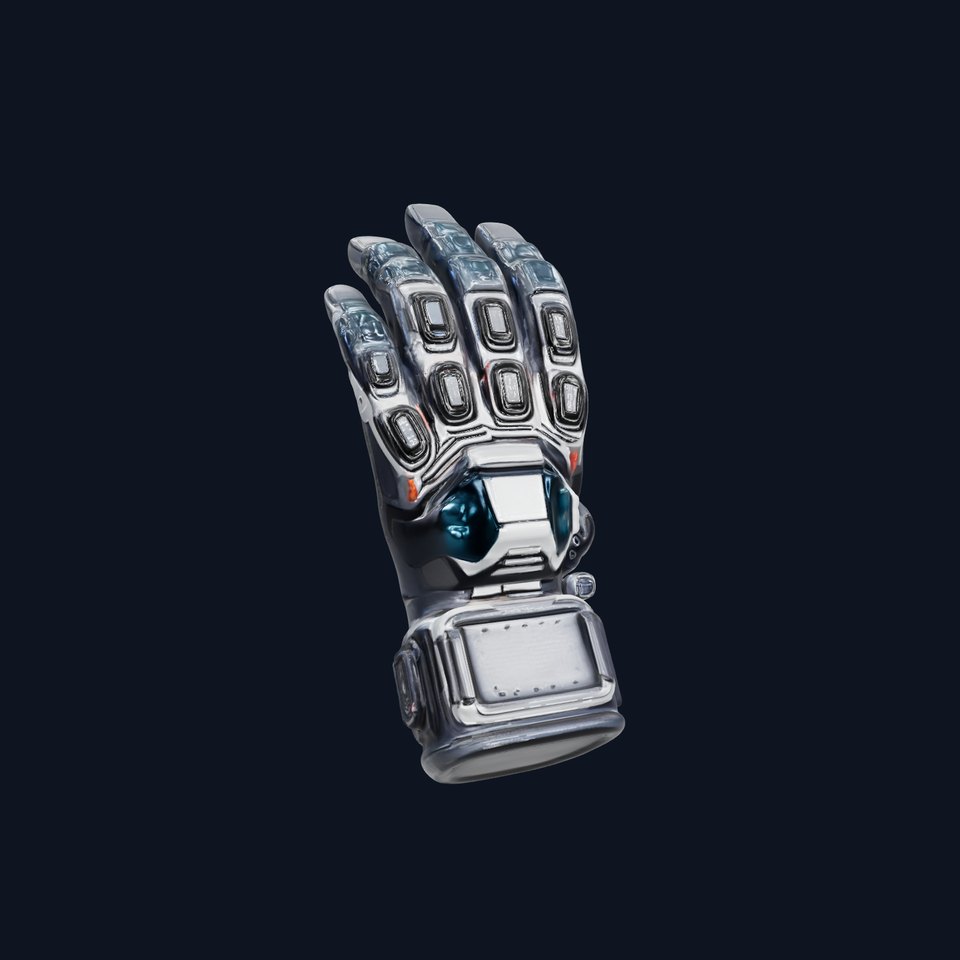 Futuristic Tech Glove Model Pack